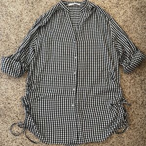 Black and white shirt from Zara brand, worn 1 time only